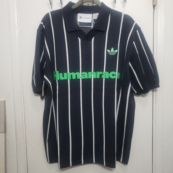 Adidas X Pharrell Williams Humanrace Hu Night Gray Knit Jersey Medium HU1105 - Picture 1 of 11